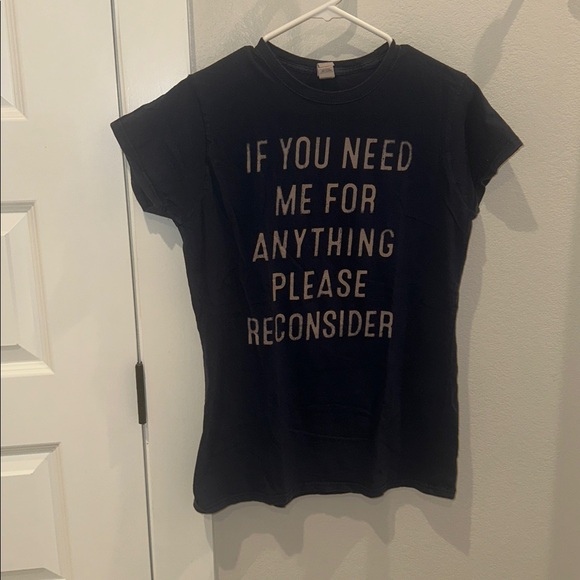 GUC Women’s Size XL Navy Blue Gildan Softstyle Navy T-Shirt Tee Shirt Top Funny - Picture 8 of 9